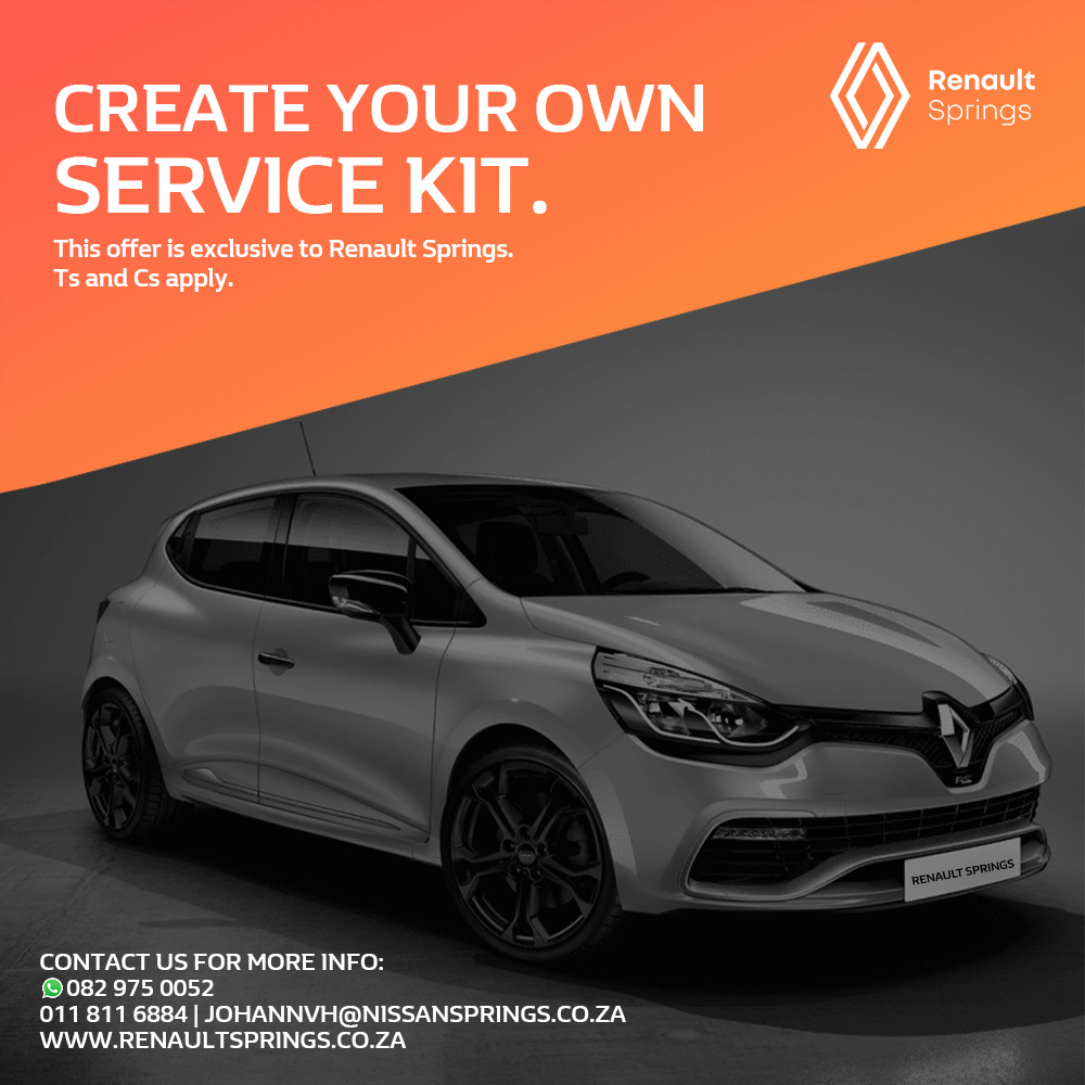 RENAULT CREATE YOUR OWN SERVICE KIT